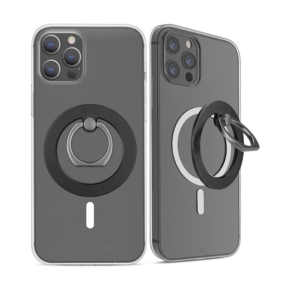 MagSafe Phone grip Holder Kickstand Phone Grip Finger Ring Grip Black - Picture 3 of 7